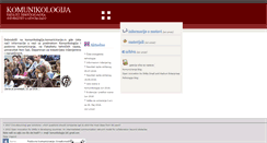 Desktop Screenshot of komunikologija.komuniciranje.rs